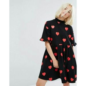 Lazy Oaf Heart Dress (NWOT)